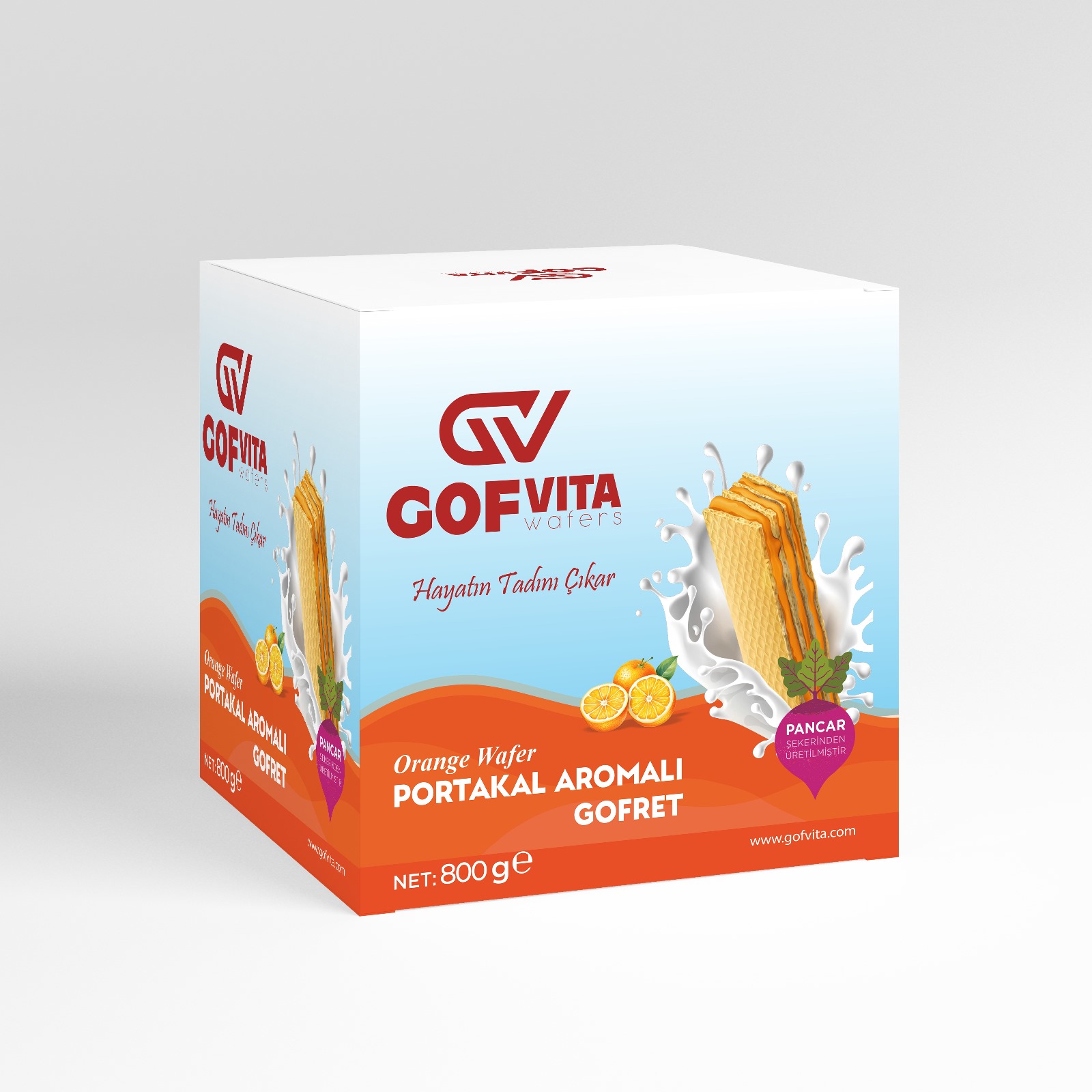 Portakallı Gofret